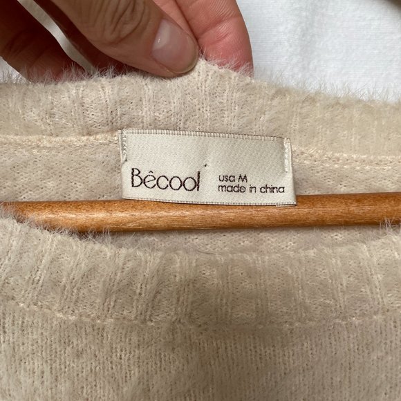 Fluffy AF Soft Cream Sweater - Picture 4 of 5